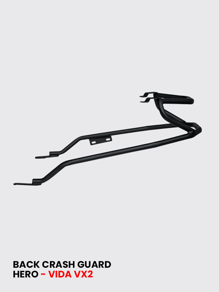 Front & Rear Crash Guard with Sliders and Footpeg for Hero Vida VX2 Go (SB 1065)