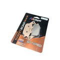 NGage sintered motorcycle brake pads in retail packaging, street road track, model HBS087
