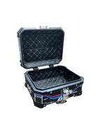 LGP Wanderer GS Aluminium Top Box – 25 Litres – Black | Fits All Motorcycles | 1-Year Warranty + Free Cushion