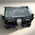 LGP Wanderer GS Aluminium Top Box – 25 Litres – Black | Fits All Motorcycles | 1-Year Warranty + Free Cushion