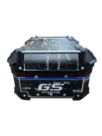 LGP Wanderer GS Aluminium Top Box – 25 Litres – Black | Fits All Motorcycles | 1-Year Warranty + Free Cushion