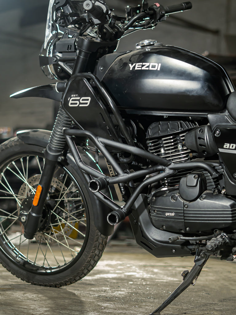 Heavy-Duty Crash Guard for Yezdi Adventure 2025 — SB 1092