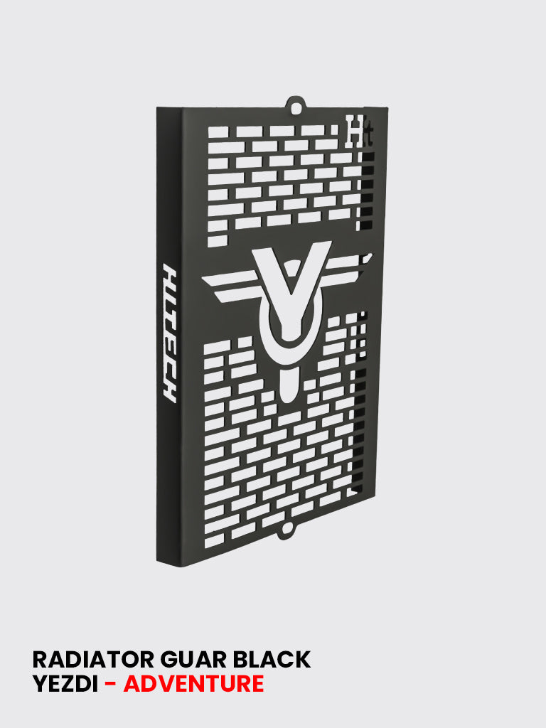 Black Radiator Guard for Yezdi Adventure 2025 - RD 943