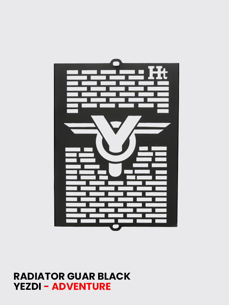 Black Radiator Guard for Yezdi Adventure 2025 - RD 943